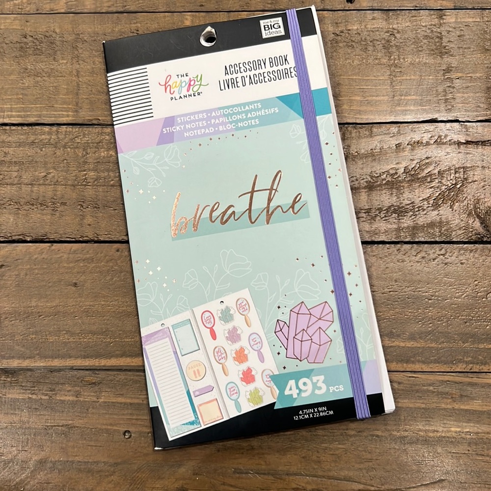 The Happy Planner ‘Breathe’ Accessory Book
